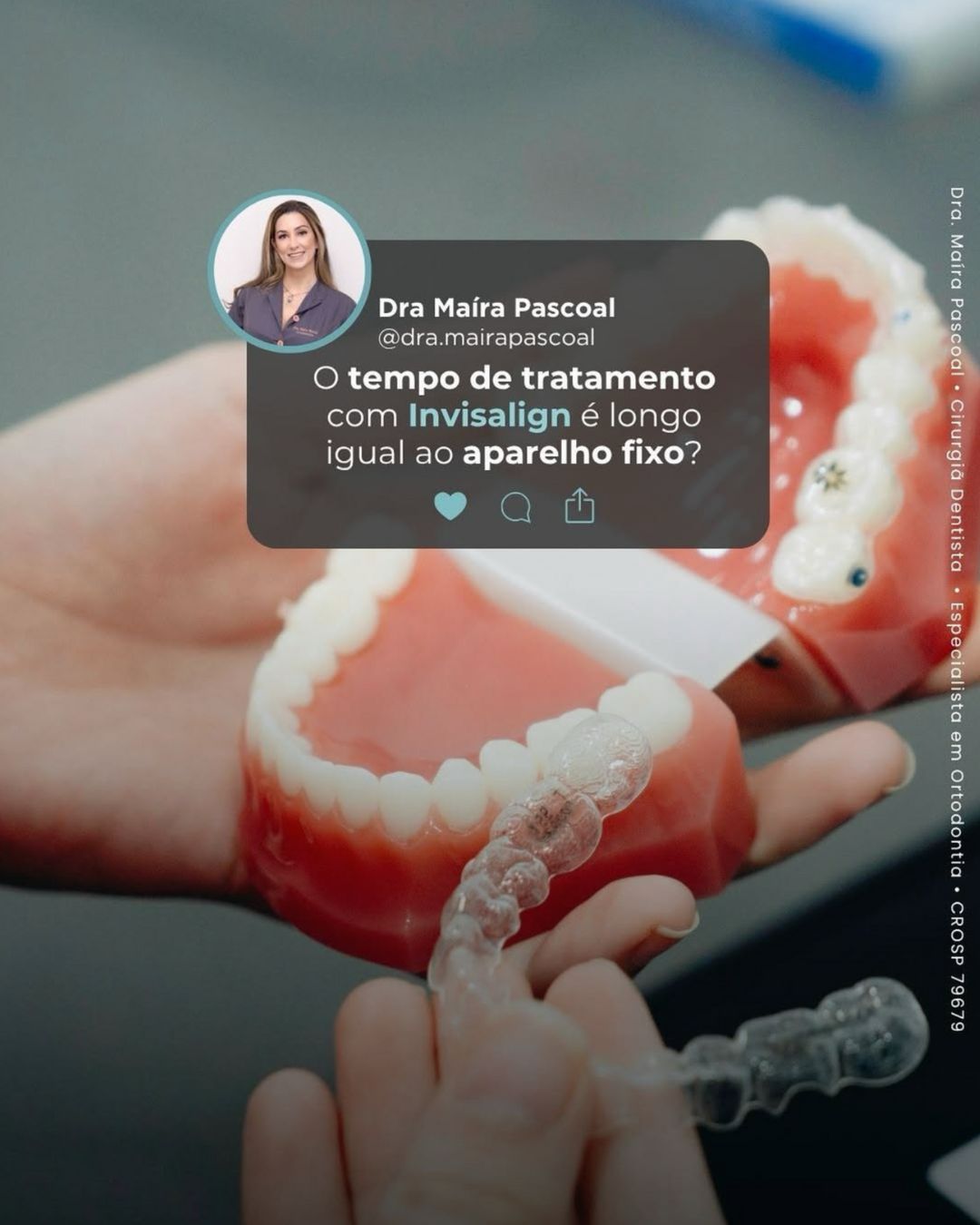 O tratamento com Invisalign® é tão longo quanto o aparelho fixo?